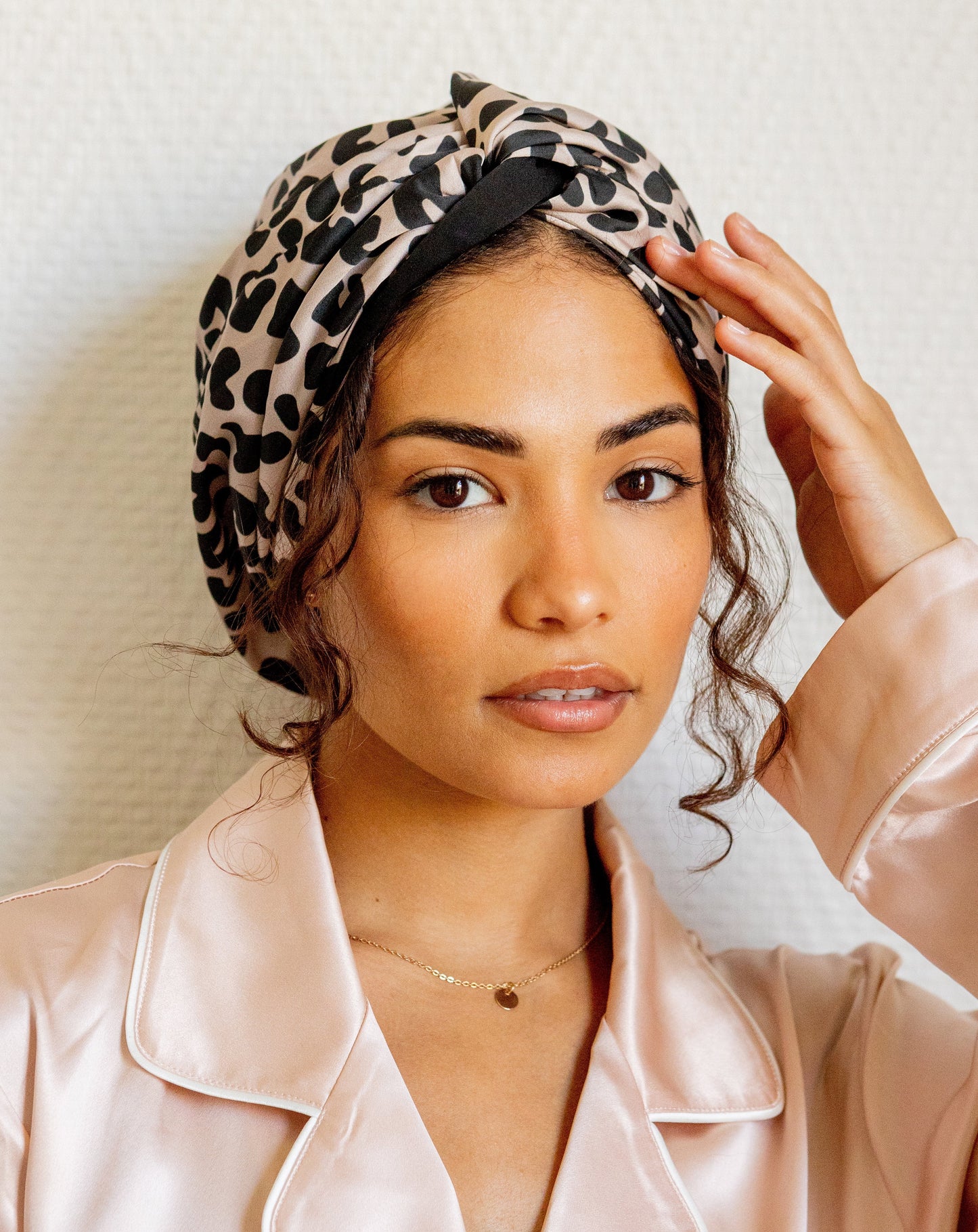 Bonnet en satin